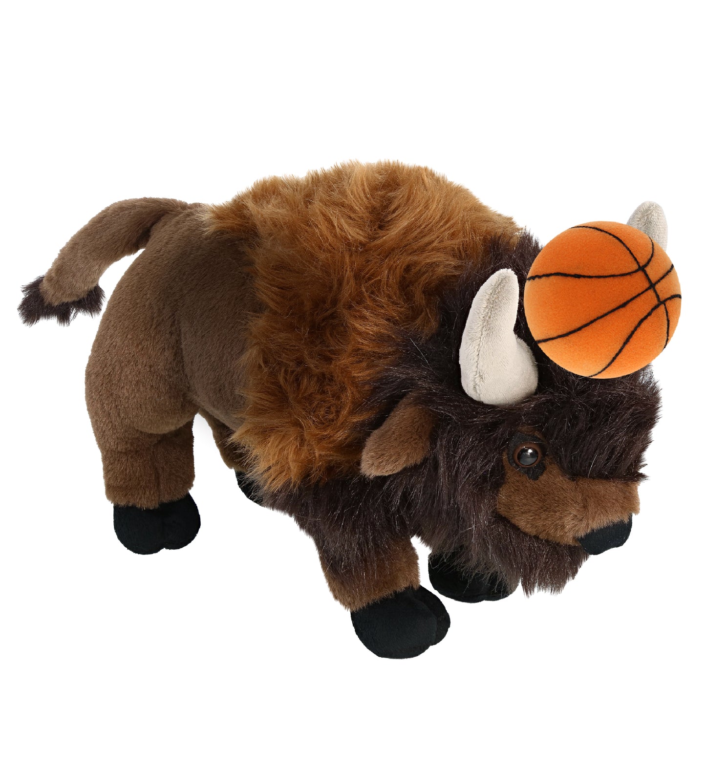 SUPER-SOFT PLUSH - BUFFALO 13" with Basketball Plush