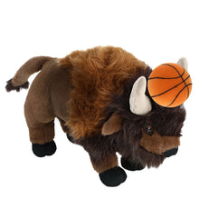 SUPER-SOFT PLUSH - BUFFALO 13" with Basketball Plush