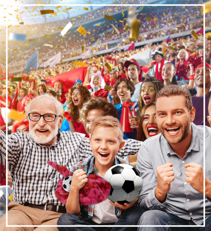 SUPER-SOFT PLUSH - PINK TIE-DYE STINGRAY 20" with Soccer Plush