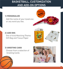 SUPER-SOFT PLUSH - PINK TIE-DYE STINGRAY 20" with Basketball Plush