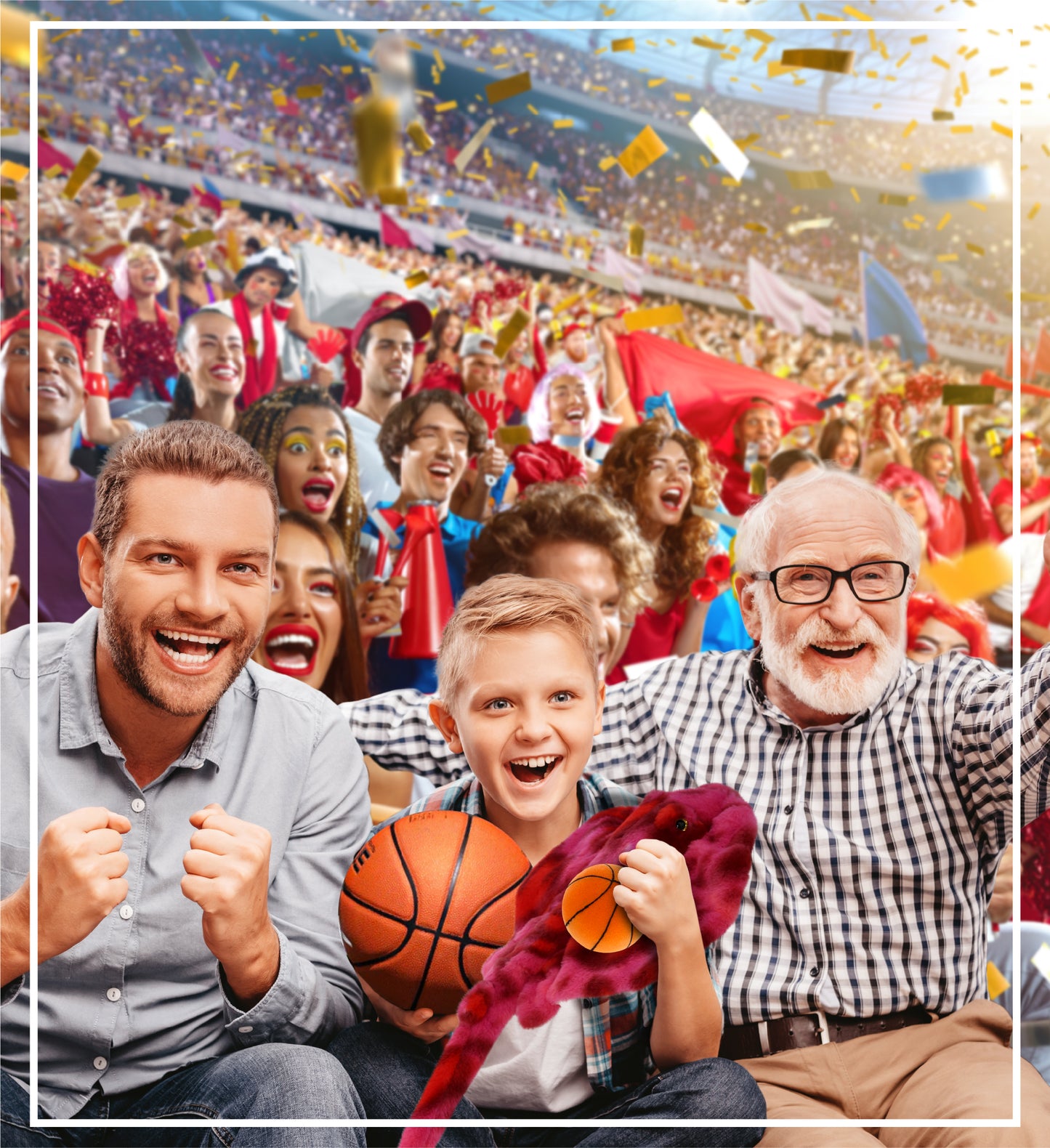 SUPER-SOFT PLUSH - PINK TIE-DYE STINGRAY 20" with Basketball Plush
