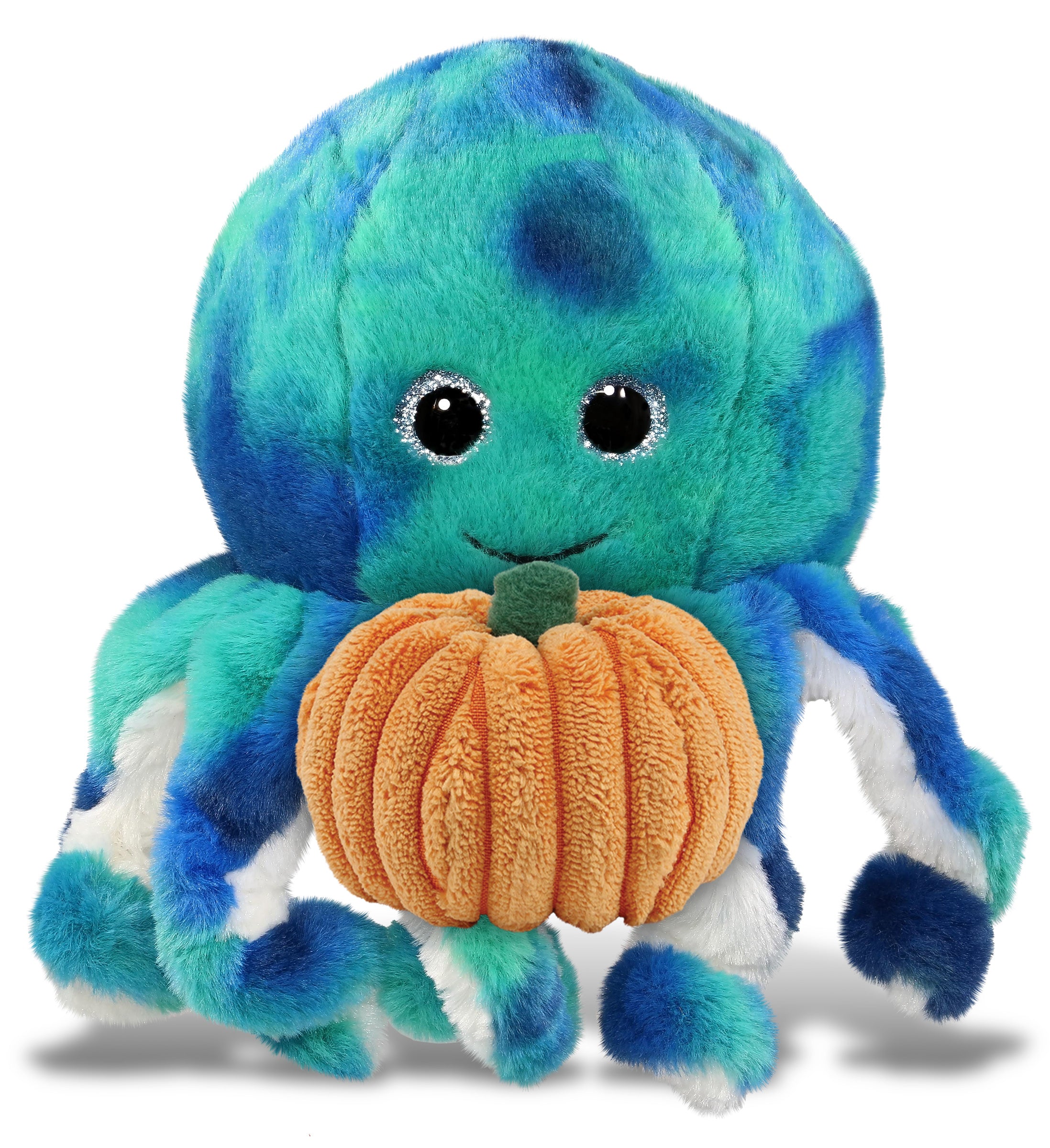 PLUSH PUMPKIN - SUPER-SOFT PLUSH - BLUE TIE-DYE OCTOPUS 10"