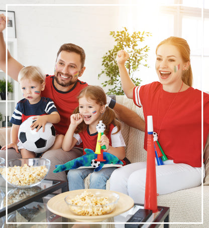 SUPER-SOFT PLUSH - BLUE TIE-DYE DOLPHIN 18" WITH SOCCER PLUSH