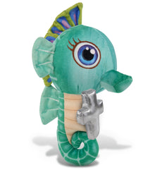 PLUSH CROSS - PLUSH BUDDIES - GREEN SEAHORSE