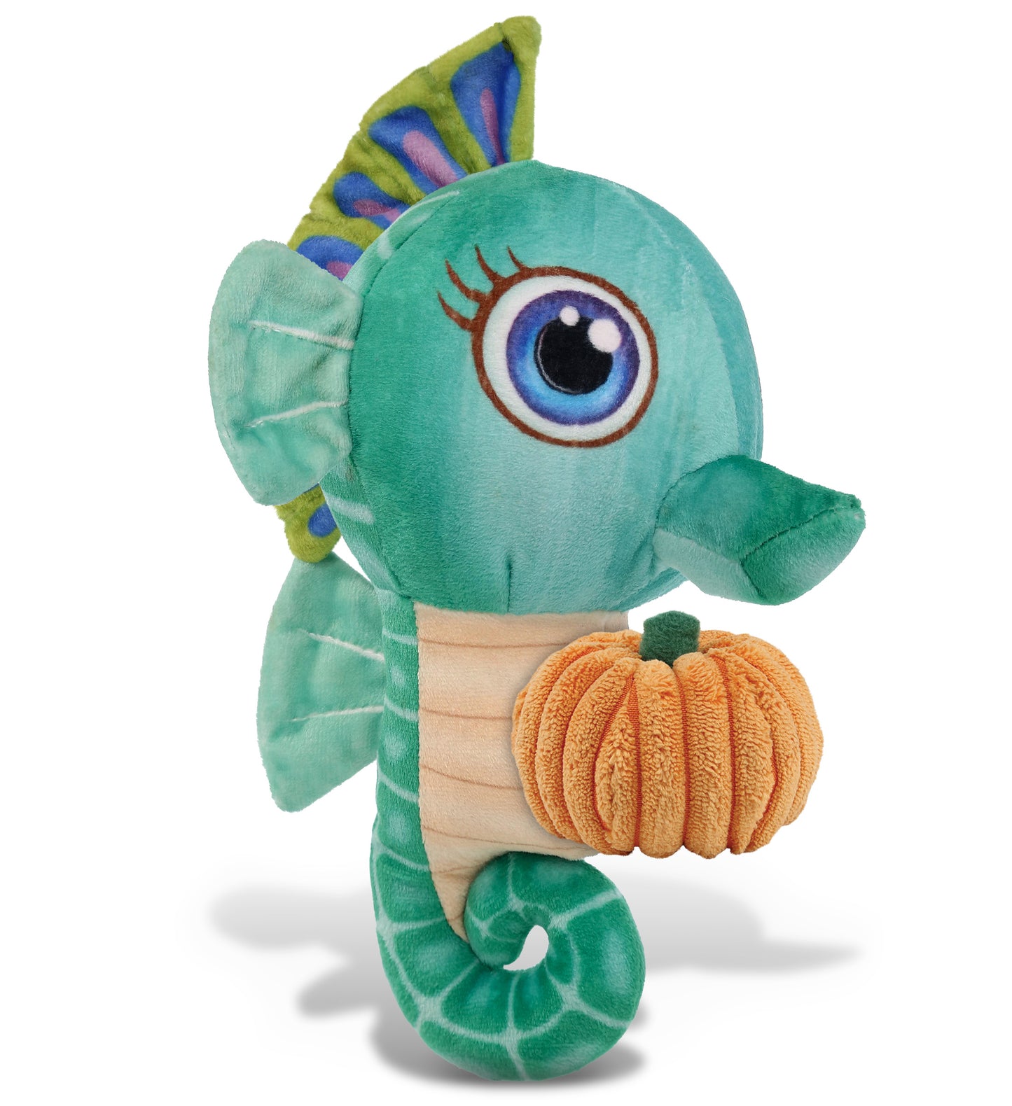 PLUSH PUMPKIN - PLUSH BUDDIES - GREEN SEAHORSE