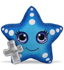 PLUSH CROSS - PLUSH BUDDIES - BLUE STARFISH