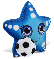 PLUSH BUDDIES - BLUE STARFISH WITH SOCCER PLUSH
