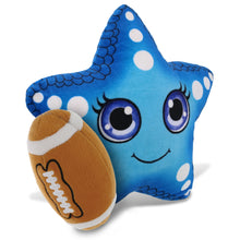 PLUSH BUDDIES - BLUE STARFISH WITH FOOTBALL PLUSH
