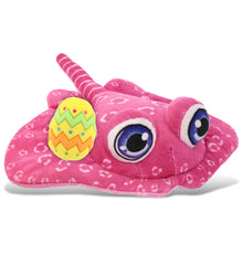 DolliBu Plush Buddies Pink Stingray with Yellow Easter Egg Plush - 10 Inches