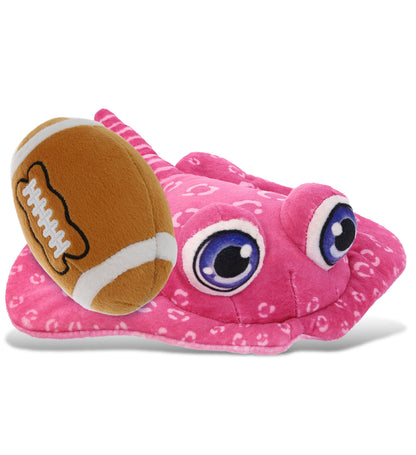PLUSH BUDDIES - PINK STINGRAY WITH FOOTBALL PLUSH