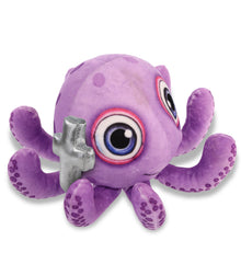 PLUSH CROSS - PLUSH BUDDIES - PURPLE OCTOPUS