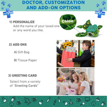 PLUSH BUDDIES - GREEN SEA TURTLE WITH DOCTOR DRESS UP