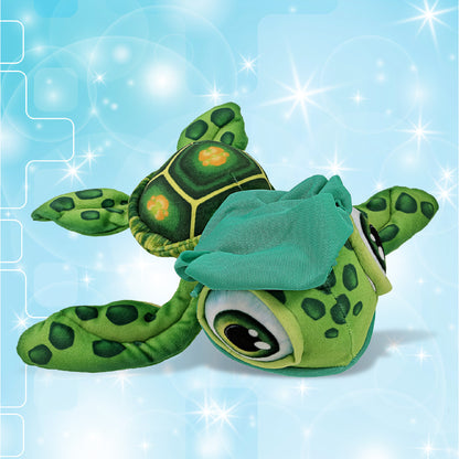 PLUSH BUDDIES - GREEN SEA TURTLE WITH DOCTOR DRESS UP