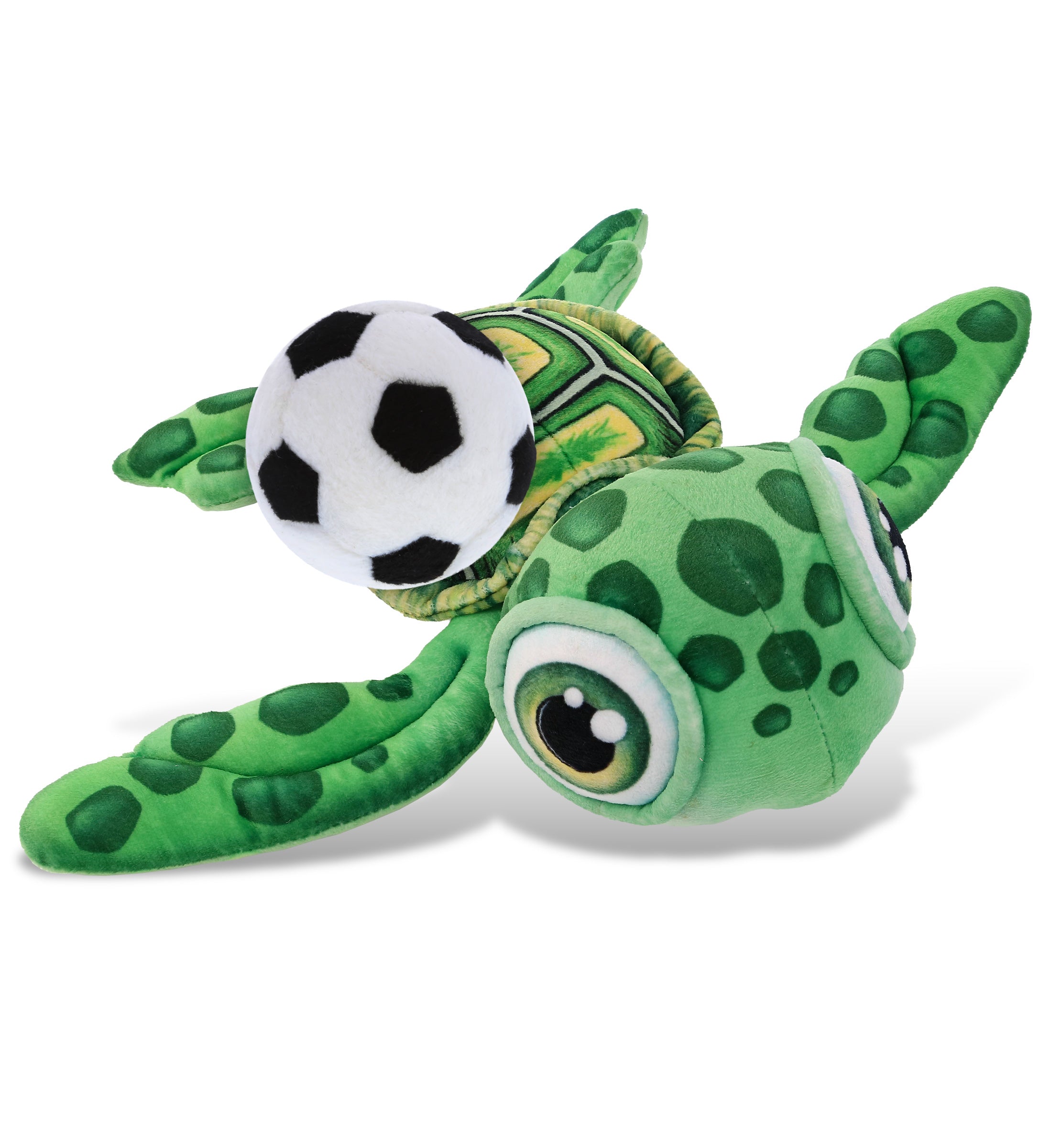 PLUSH BUDDIES - GREEN SEA TURTLE WITH SOCCER PLUSH