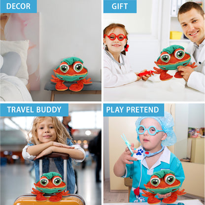 PLUSH BUDDIES - RED CRAB WITH DOCTOR DRESS UP
