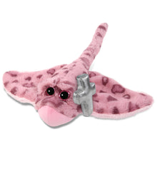 PLUSH CROSS - SUPER-SOFT PLUSH - PINK ROSE STINGRAY
