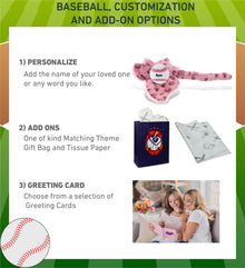 SUPER-SOFT PLUSH - PINK ROSE STINGRAY WITH BASEBALL PLUSH