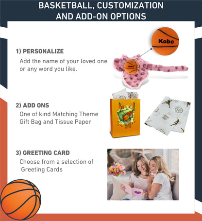 SUPER-SOFT PLUSH - PINK ROSE STINGRAY WITH BASKETBALL PLUSH