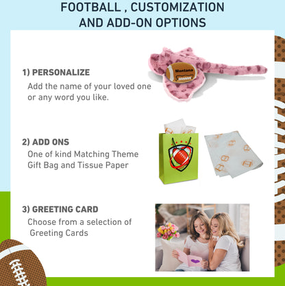 SUPER-SOFT PLUSH - PINK ROSE STINGRAY WITH FOOTBALL PLUSH