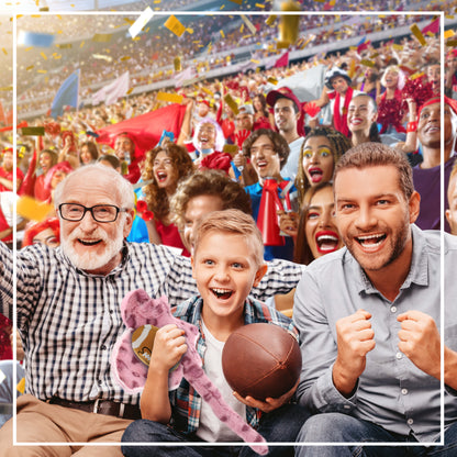 SUPER-SOFT PLUSH - PINK ROSE STINGRAY WITH FOOTBALL PLUSH