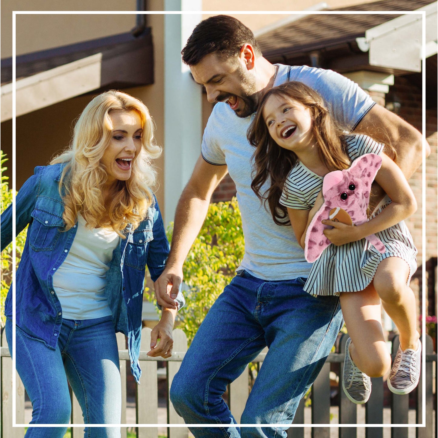 SUPER-SOFT PLUSH - PINK ROSE STINGRAY WITH FOOTBALL PLUSH