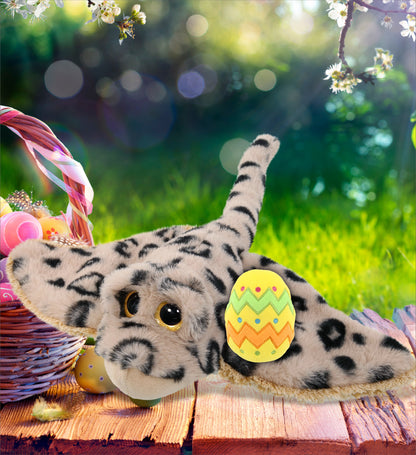 DolliBu Super Soft Golden Stingray with Yellow Easter Egg Plush - 15 Inches