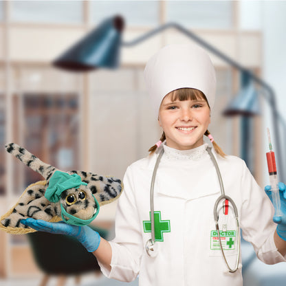 SUPER-SOFT PLUSH - GOLDEN STINGRAY WITH DOCTOR DRESS UP