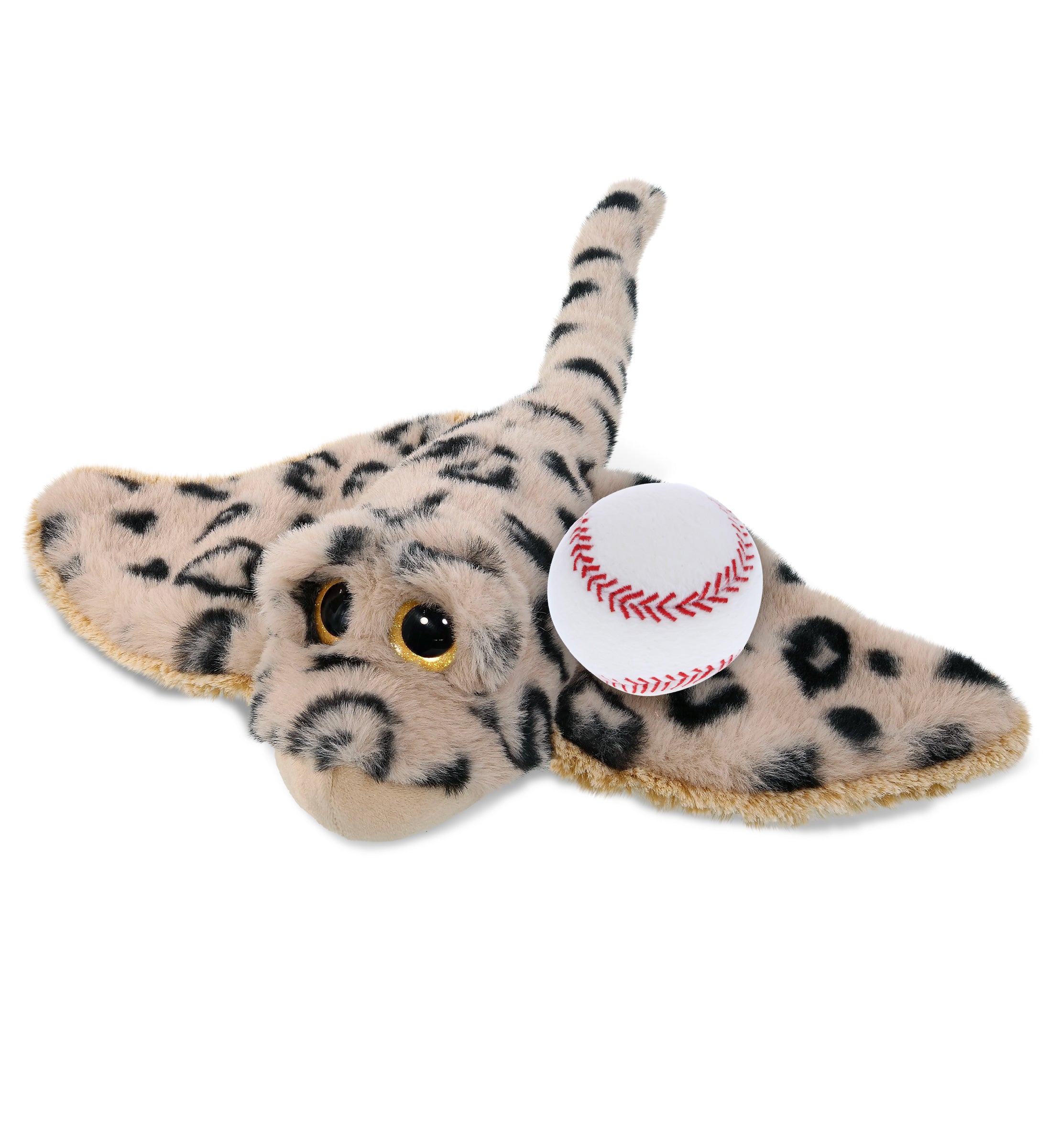 SUPER-SOFT PLUSH - GOLDEN STINGRAY WITH BASEBALL PLUSH