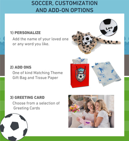 SUPER-SOFT PLUSH - GOLDEN STINGRAY WITH SOCCER PLUSH