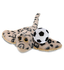 SUPER-SOFT PLUSH - GOLDEN STINGRAY WITH SOCCER PLUSH
