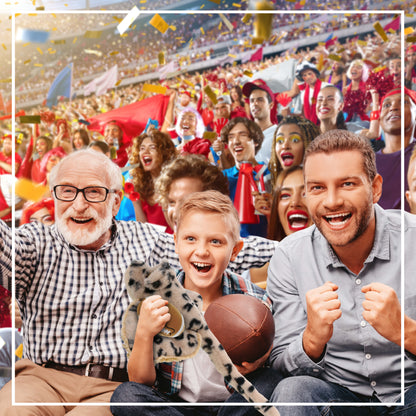 SUPER-SOFT PLUSH - GOLDEN STINGRAY WITH FOOTBALL PLUSH
