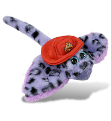 SUPER-SOFT PLUSH - PURPLE STINGRAY WITH FIREMAN DRESS UP