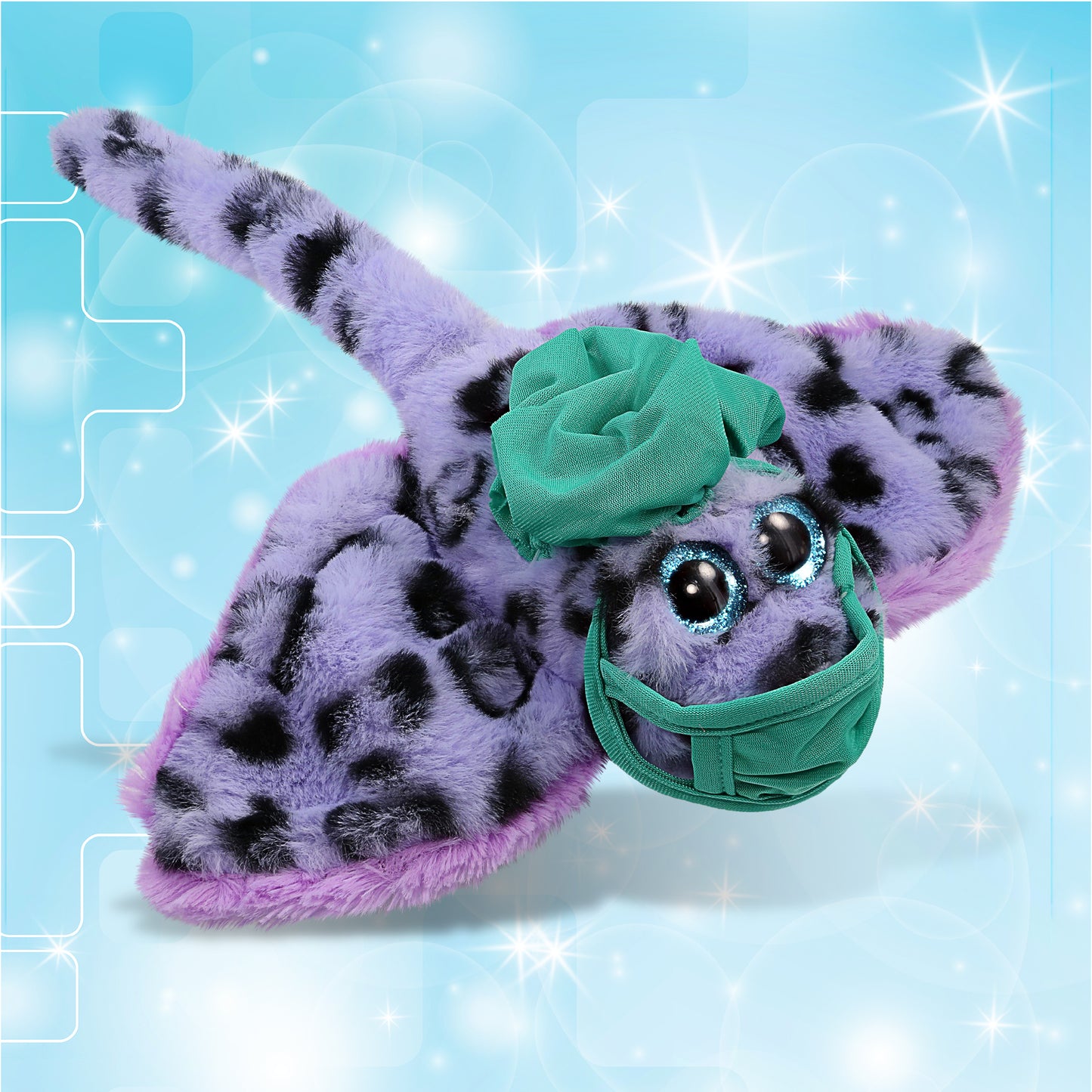 SUPER-SOFT PLUSH - PURPLE STINGRAY WITH DOCTOR DRESS UP
