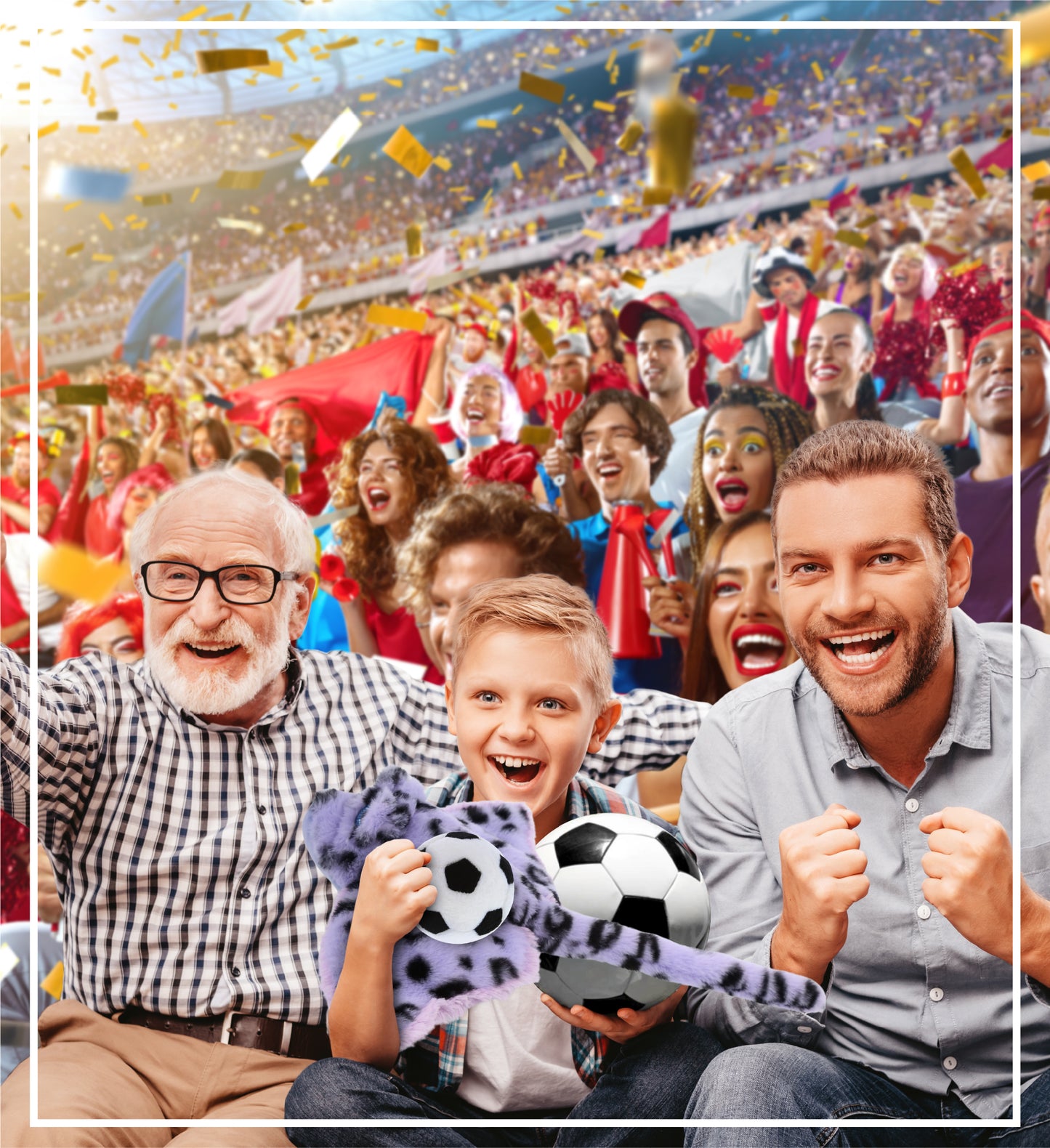 SUPER-SOFT PLUSH - PURPLE STINGRAY WITH SOCCER PLUSH