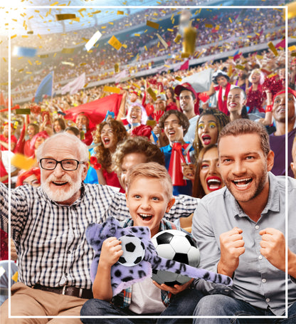 SUPER-SOFT PLUSH - PURPLE STINGRAY WITH SOCCER PLUSH