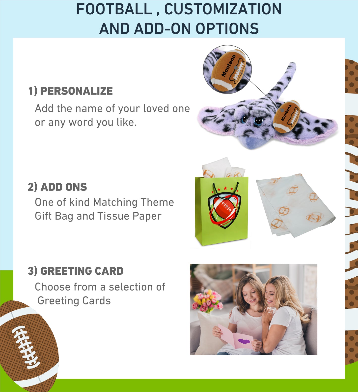 SUPER-SOFT PLUSH - PURPLE STINGRAY WITH FOOTBALL PLUSH