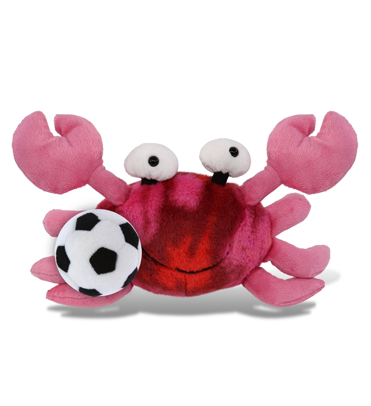 SUPER-SOFT PLUSH - PINK TIE-DYE CRAB 12" WITH SOCCER PLUSH