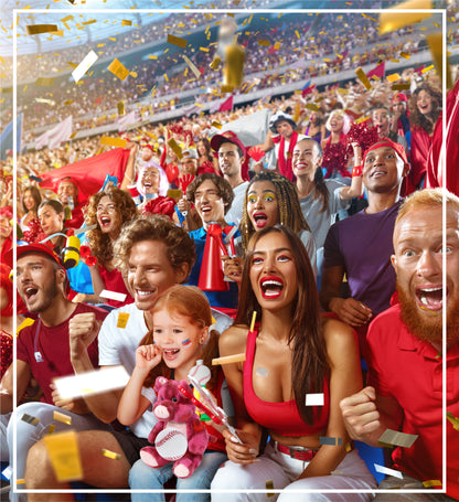 SUPER-SOFT PLUSH - PINK TIE-DYE PIG 9" WITH BASEBALL PLUSH