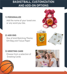 SUPER-SOFT PLUSH - PINK TIE-DYE PIG 9" WITH BASKETBALL PLUSH