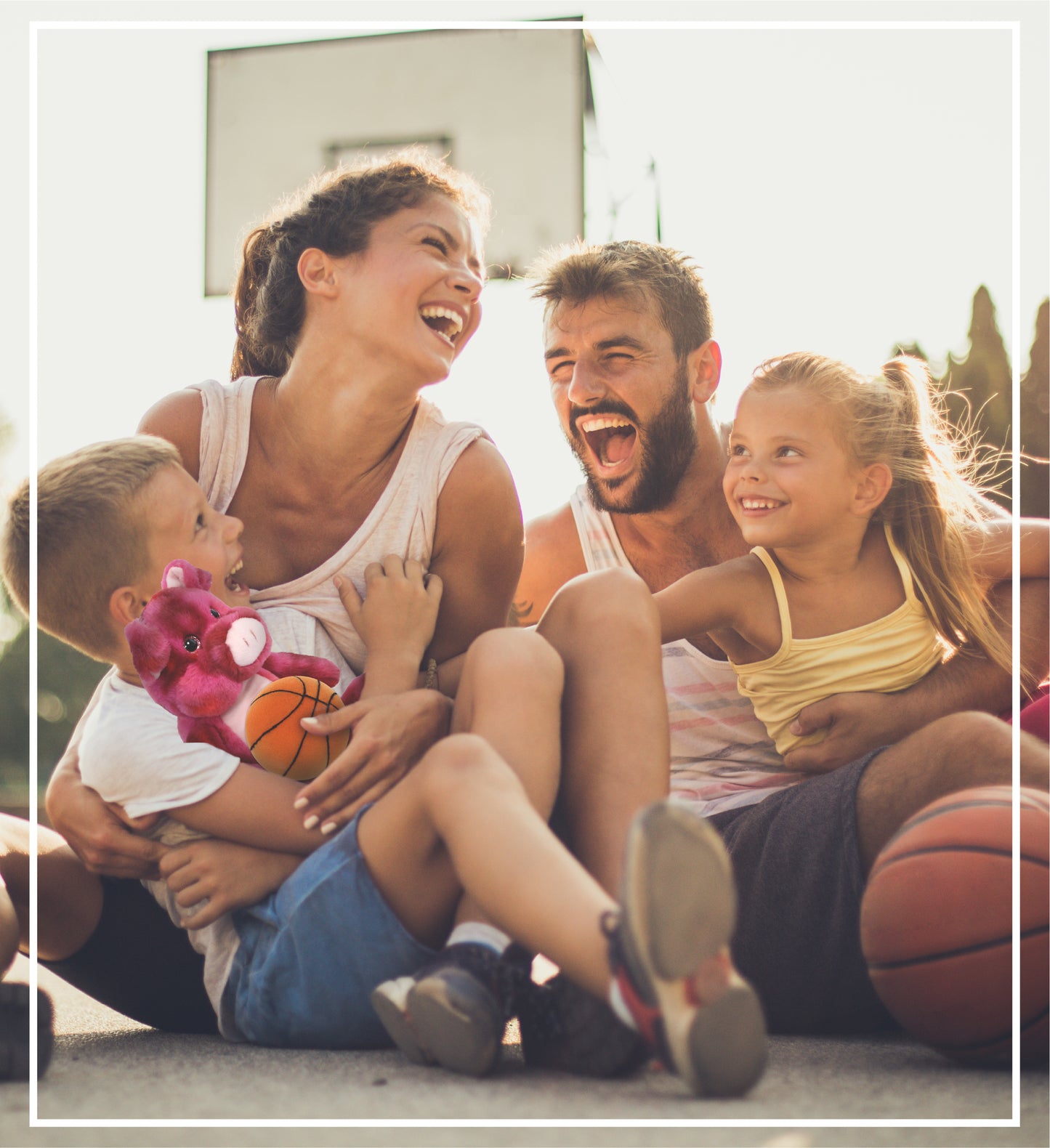 SUPER-SOFT PLUSH - PINK TIE-DYE PIG 9" WITH BASKETBALL PLUSH