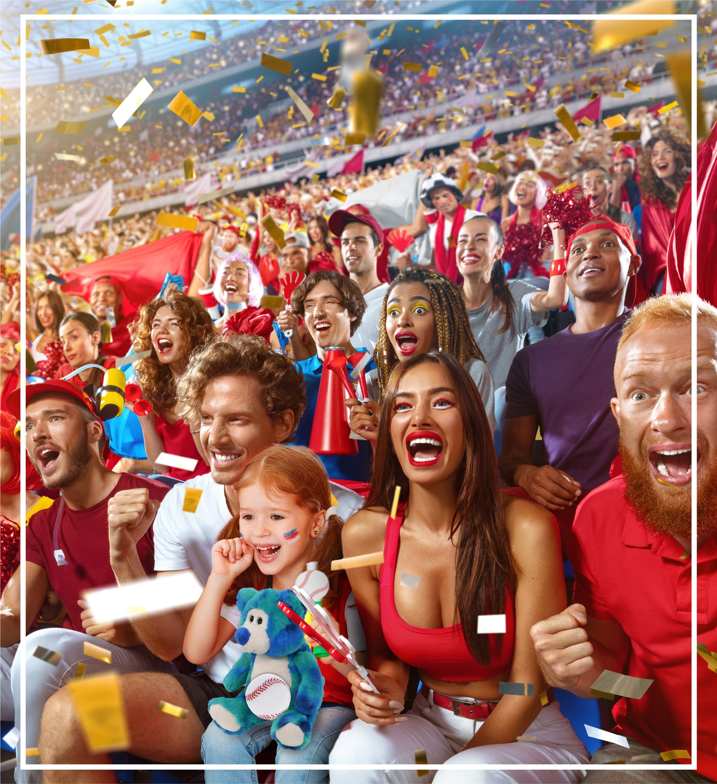 SUPER-SOFT PLUSH - BLUE TIE-DYE BEAR 9" WITH BASEBALL PLUSH