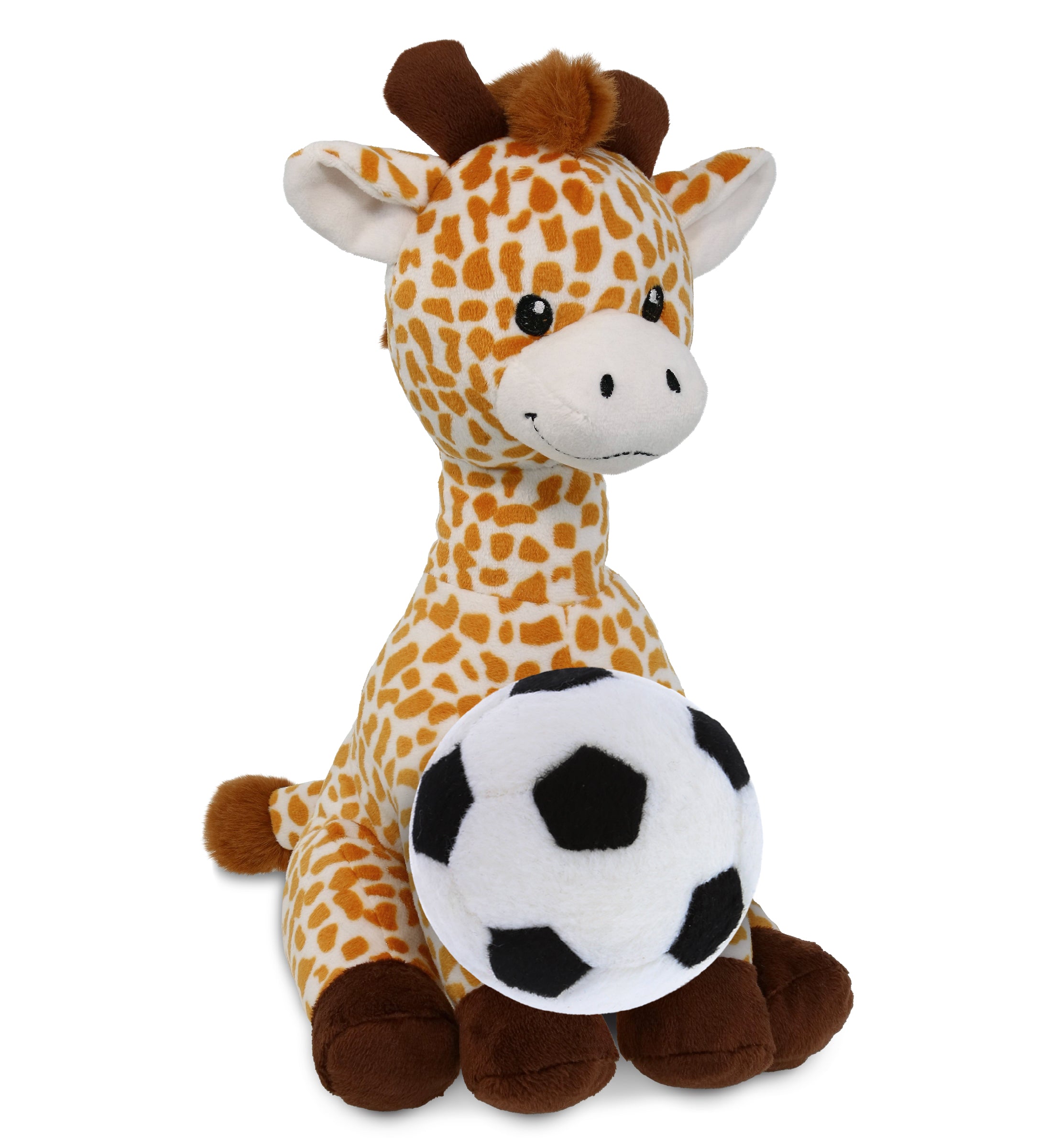 PLUSH - GIRAFFE 10" WITH SOCCER PLUSH