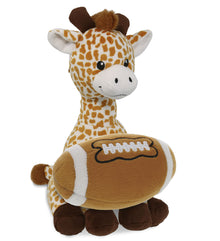 PLUSH - GIRAFFE 10" WITH FOOTBALL PLUSH