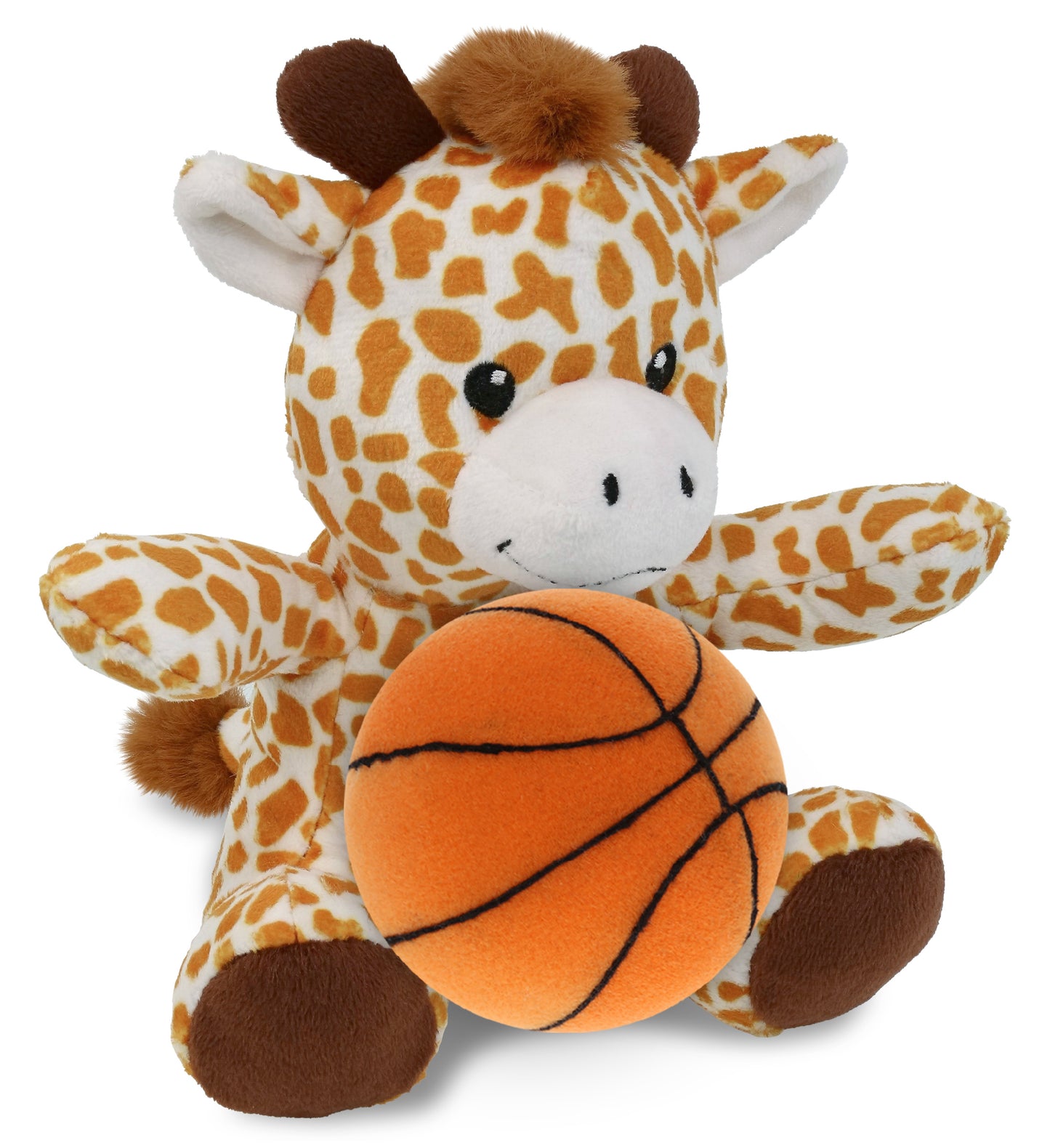 PLUSH BASKETBALL - 6" PLUSH - GIRAFFE