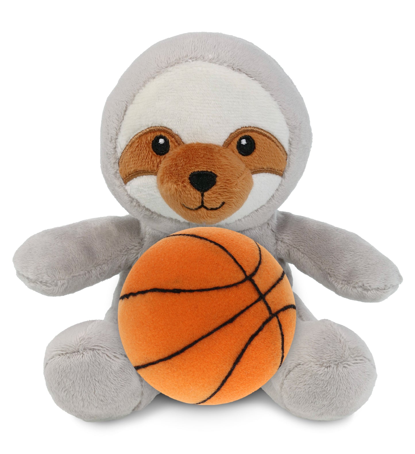 PLUSH BASKETBALL - 6" PLUSH - SLOTH