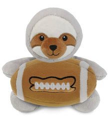 6" PLUSH - SLOTH WITH FOOTBALL PLUSH