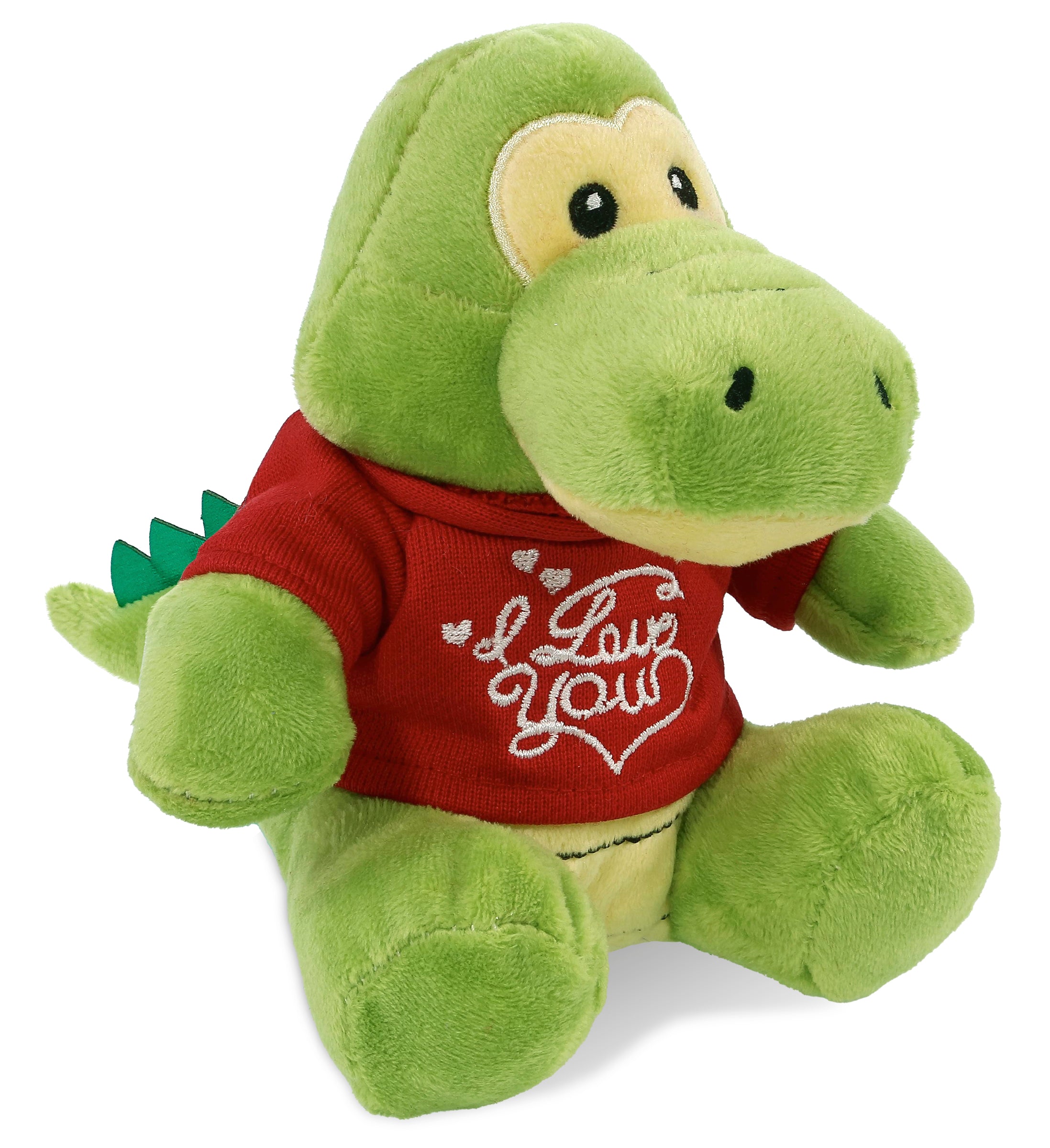 PLUSH I LOVE YOU RED SHIRT- 6" PLUSH - GATOR