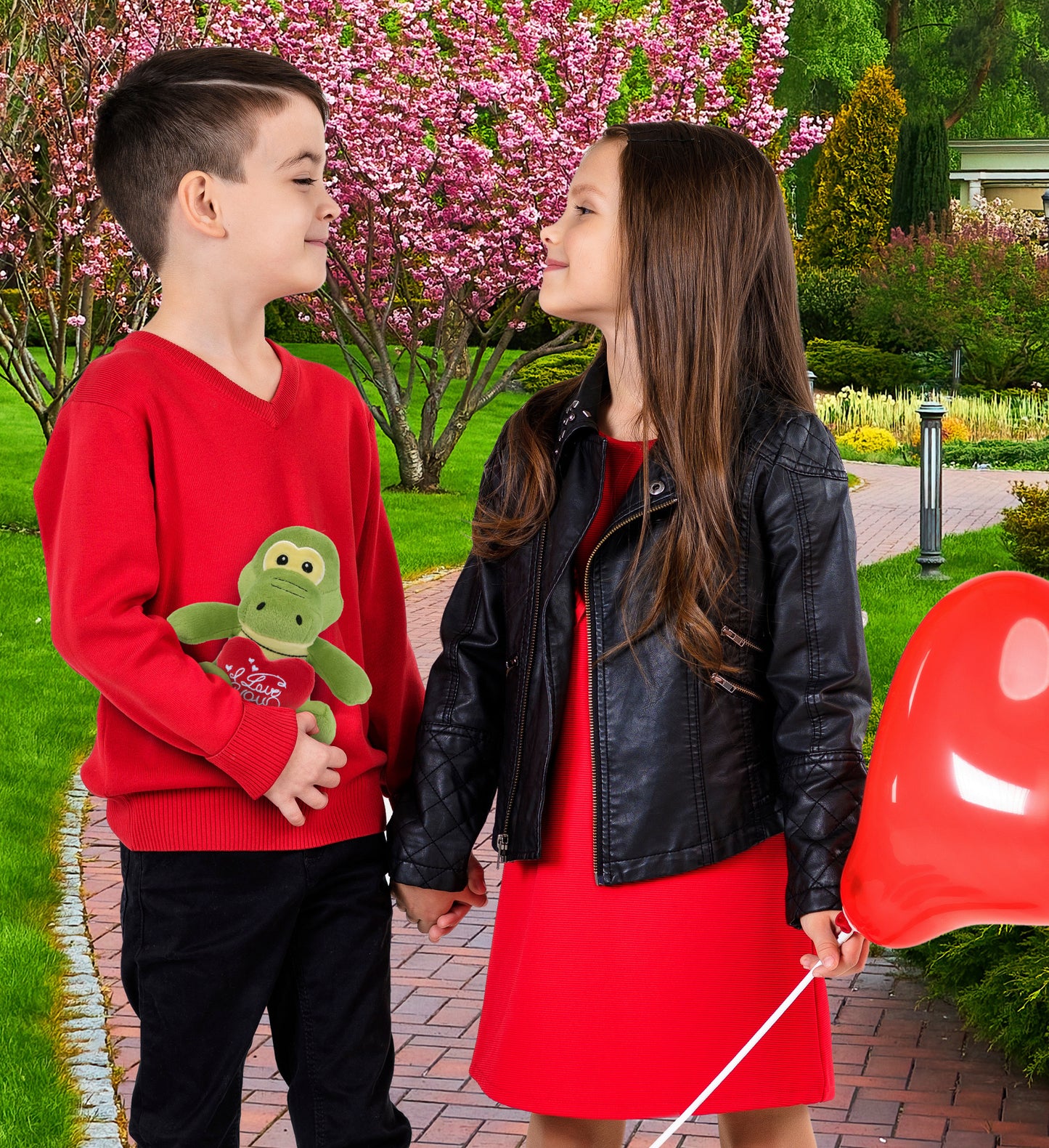 PLUSH I LOVE YOU RED HEART - 6" PLUSH - GATOR