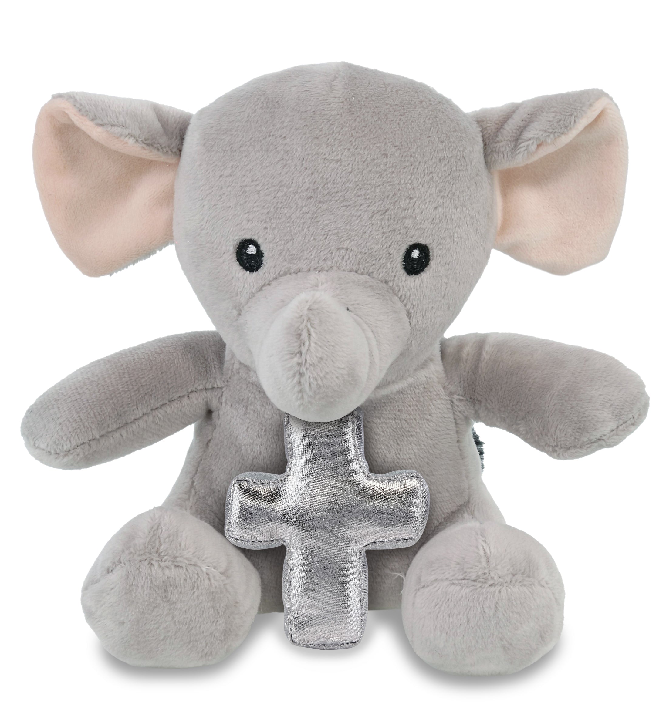 PLUSH CROSS - 6" PLUSH - ELEPHANT