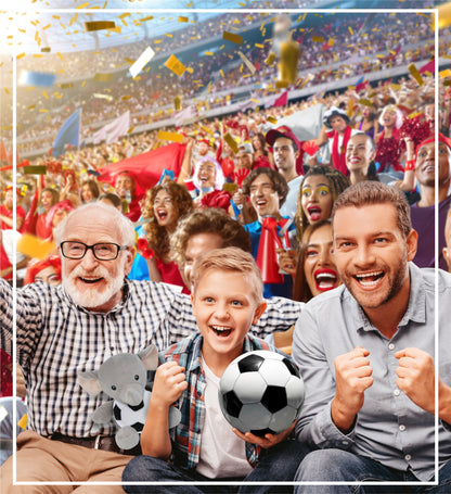 6" PLUSH - ELEPHANT WITH SOCCER PLUSH